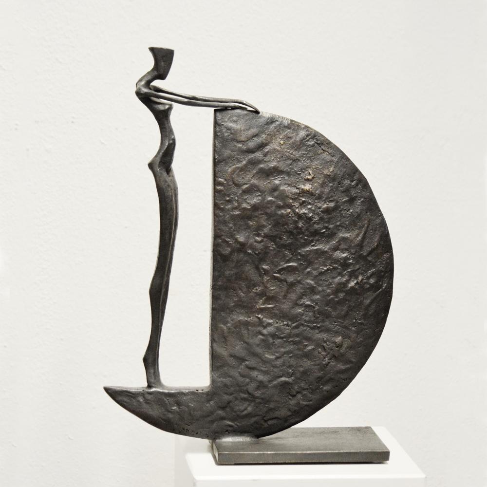Skulptur „Gloria“ von Nando Kallweit aus Bronze, Format 35 x 25 x 10 cm